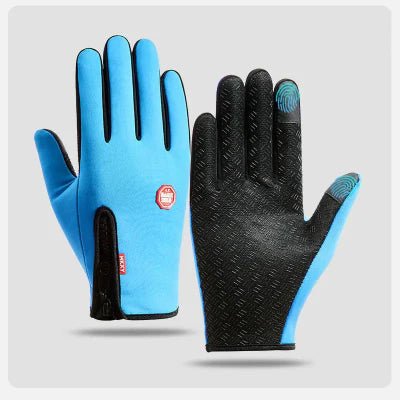 Gant Thermique - WinterCyclingGloves™ - Bleu Ciel - Velo Sympa qc