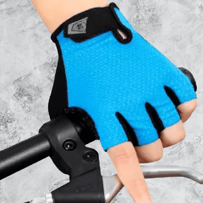 Gants Vélo - Anti - SlipCyclingGloves™ - Bleu - Velo Sympa qc