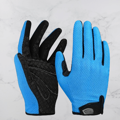 Gants Vélo - Anti - SlipCyclingGloves™ - Bleu - Velo Sympa qc