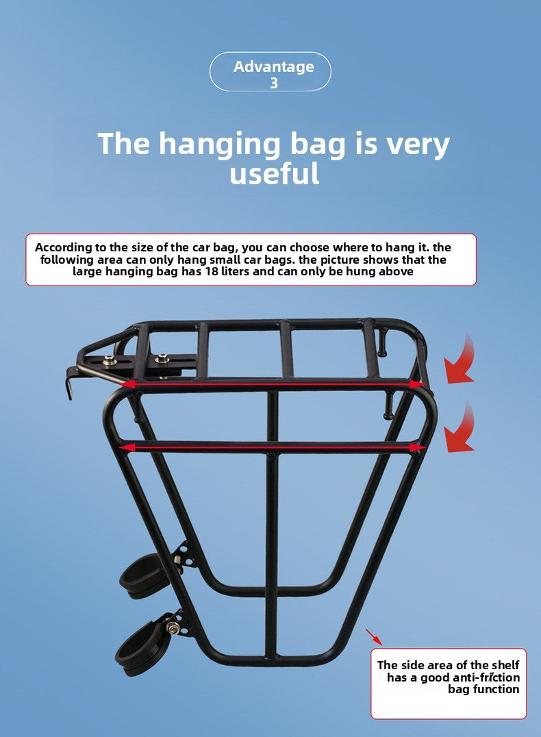 porte bagage vélo avant - donum