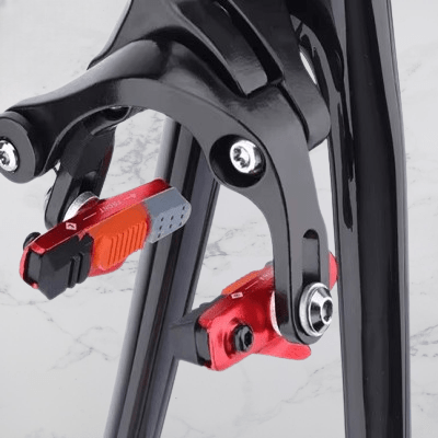 Patin de Frein pour Vélo - BikeBrakeShoes™ - Rouge - Velo Sympa qc