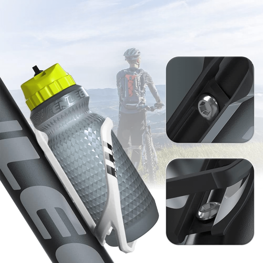 Porte Bidon Velo - BicycleBottleHolder™ - Blanc - Velo Sympa qc