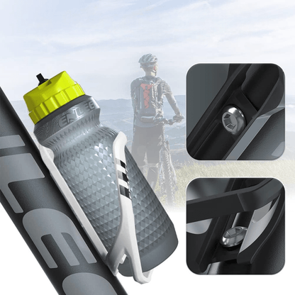 Porte Bidon Velo - BicycleBottleHolder™ - Blanc - Velo Sympa qc