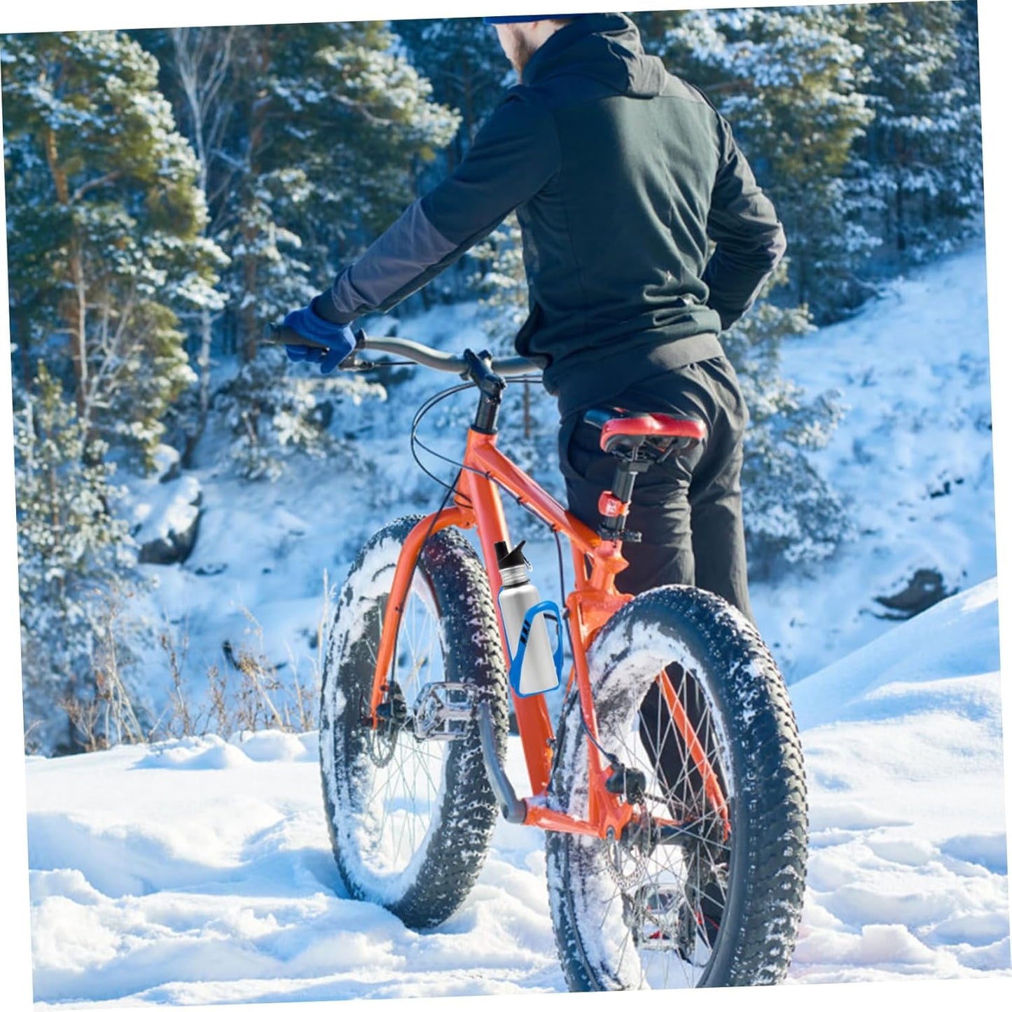 Porte Bidon Velo - BicycleBottleHolder™ - Bleu - Velo Sympa qc